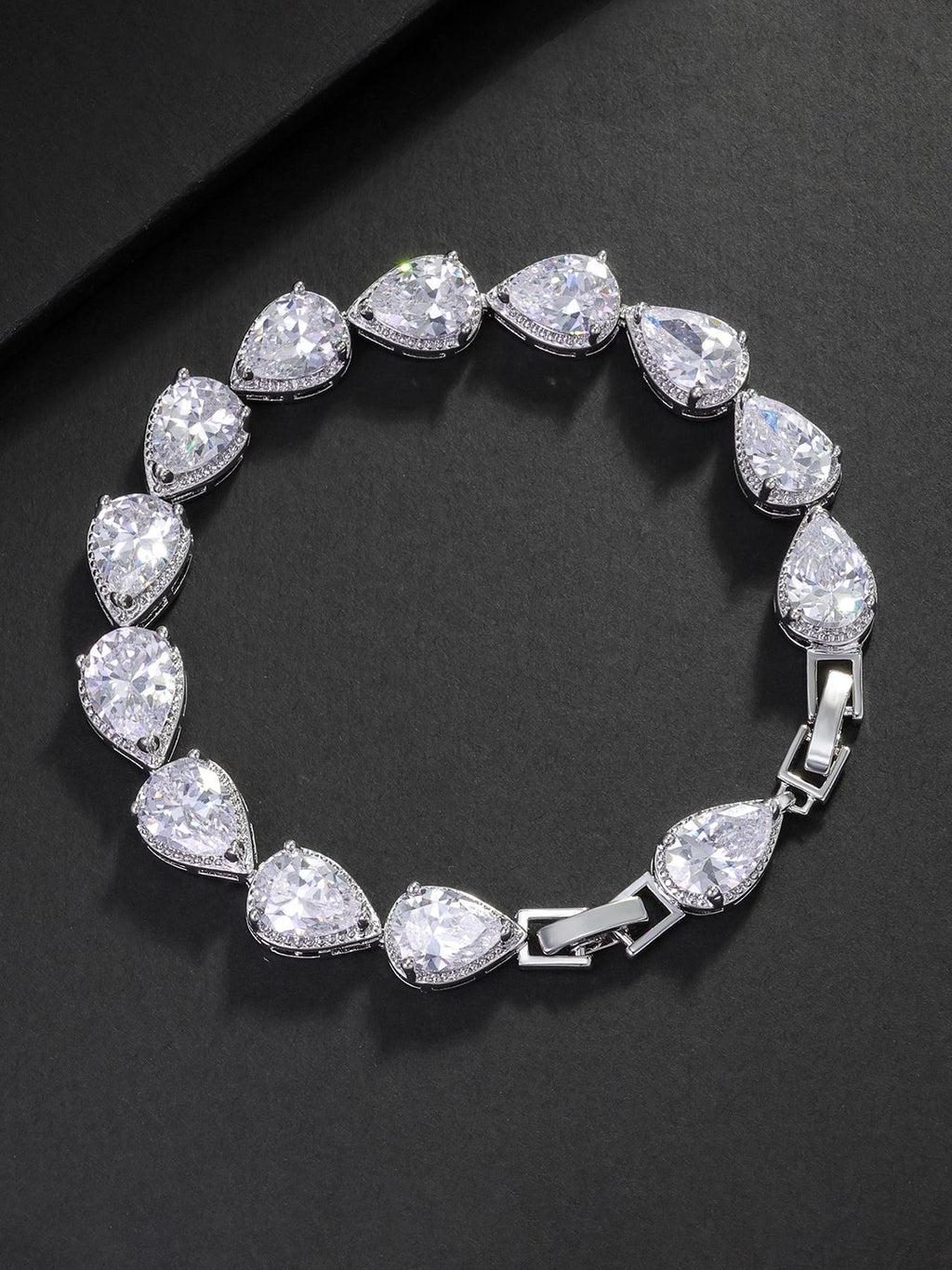 Teardrop CZ Bracelet