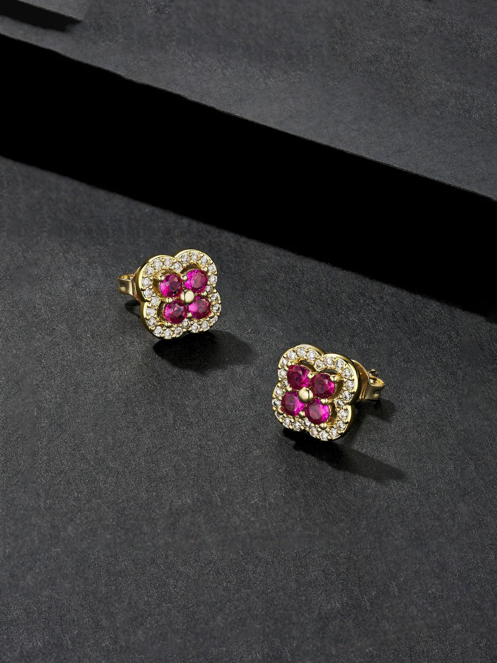 Iced Street CZ Stud Earrings