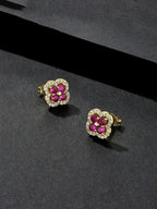 Iced Street CZ Stud Earrings