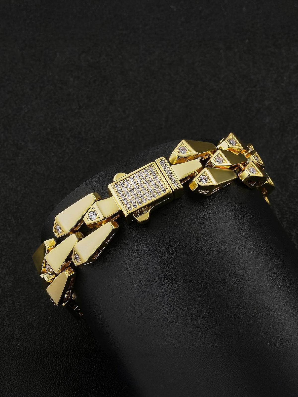 Drip Link CZ Bracelet