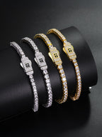 Cross Tennis Bracelet