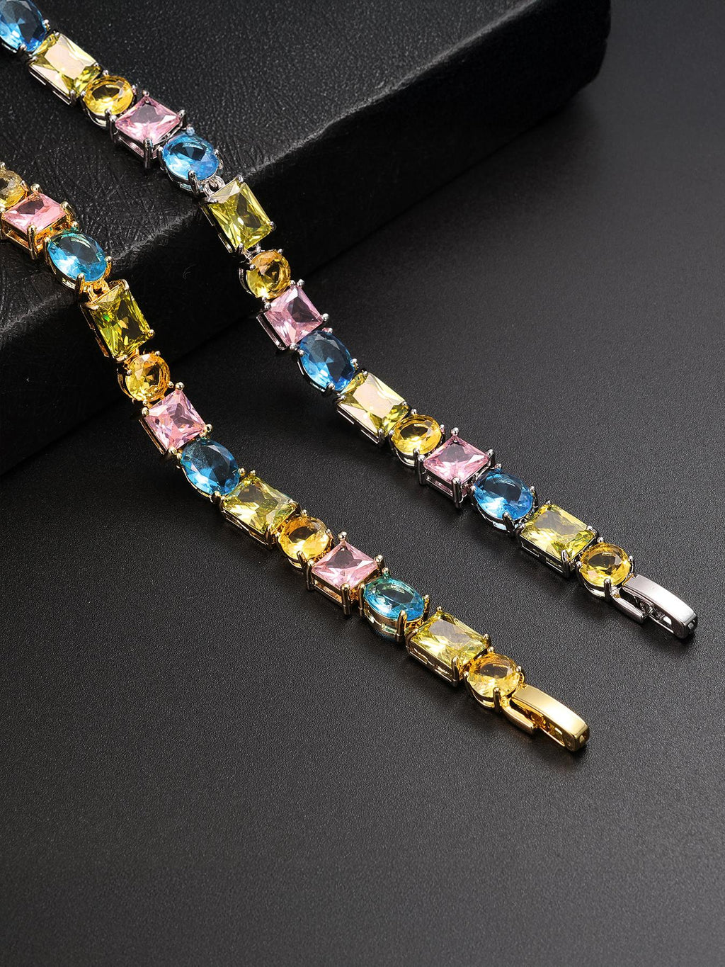 Multicolor Baguette Bracelet