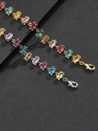 7mm Multicolor Gemstone Bracelet