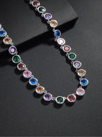 Color Round CZ Chain
