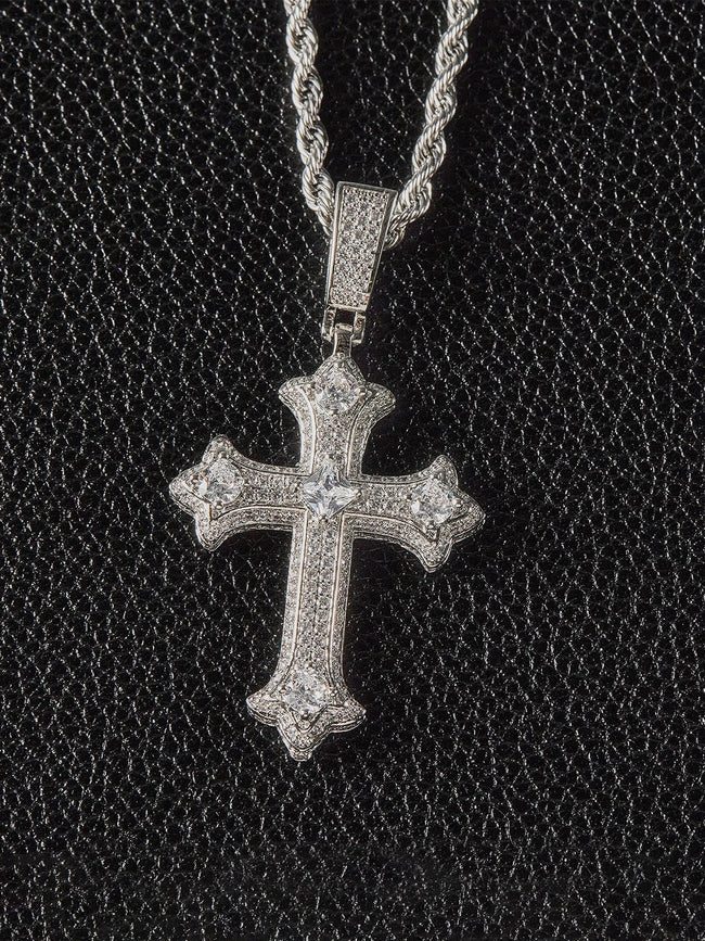Pointed Cross Pendant Hover Image