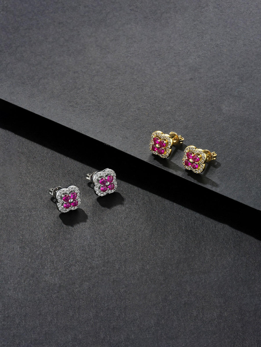 Iced Street CZ Stud Earrings