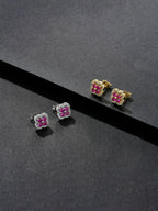 Iced Street CZ Stud Earrings