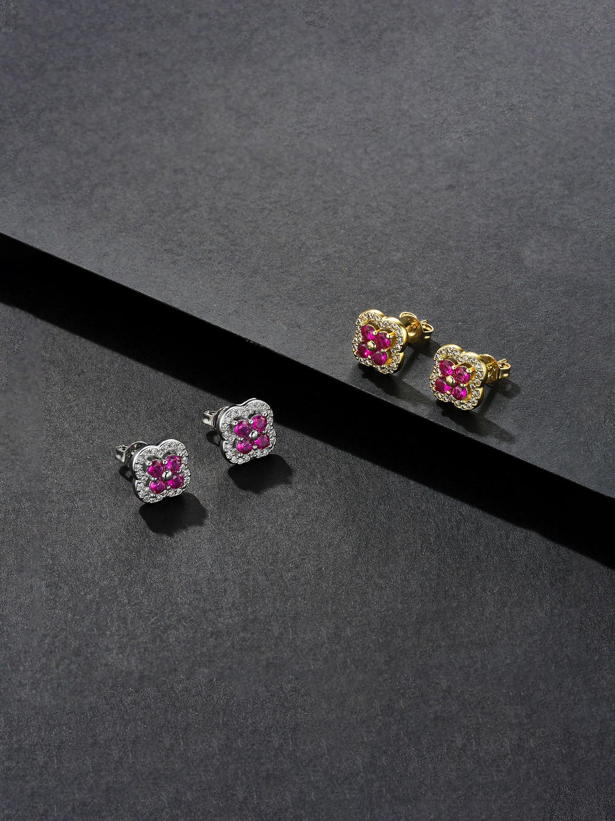 Iced Street CZ Stud Earrings