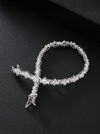 7MM Cross Tennis Bracelet