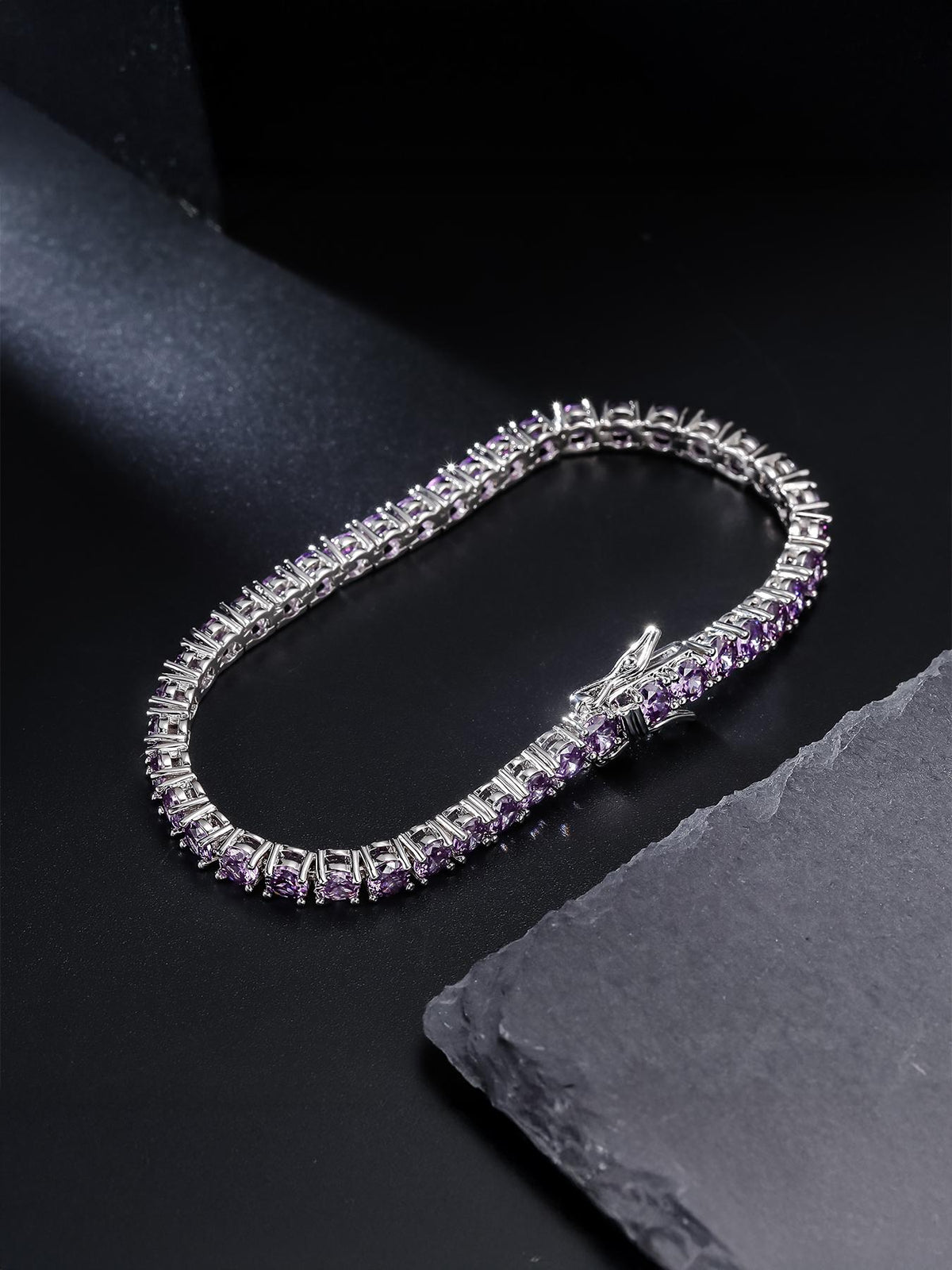 4MM Purple Tennis Bracelet
