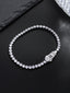 3mm Halo Cross Tennis Bracelet