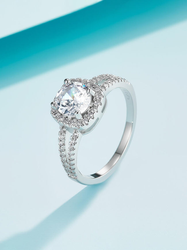 Bold CZ Statement Ring Hover Image