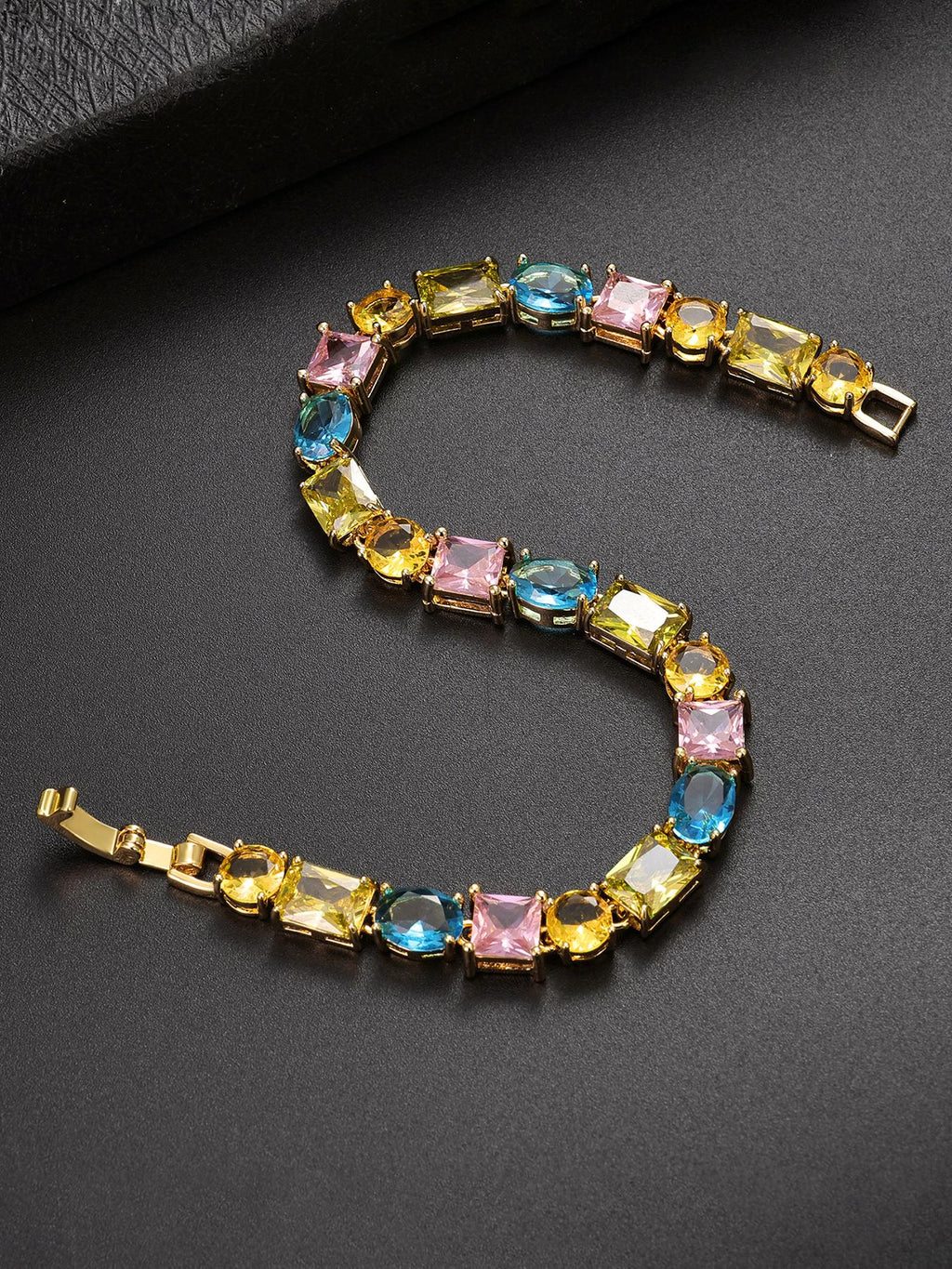 Multicolor Baguette Bracelet