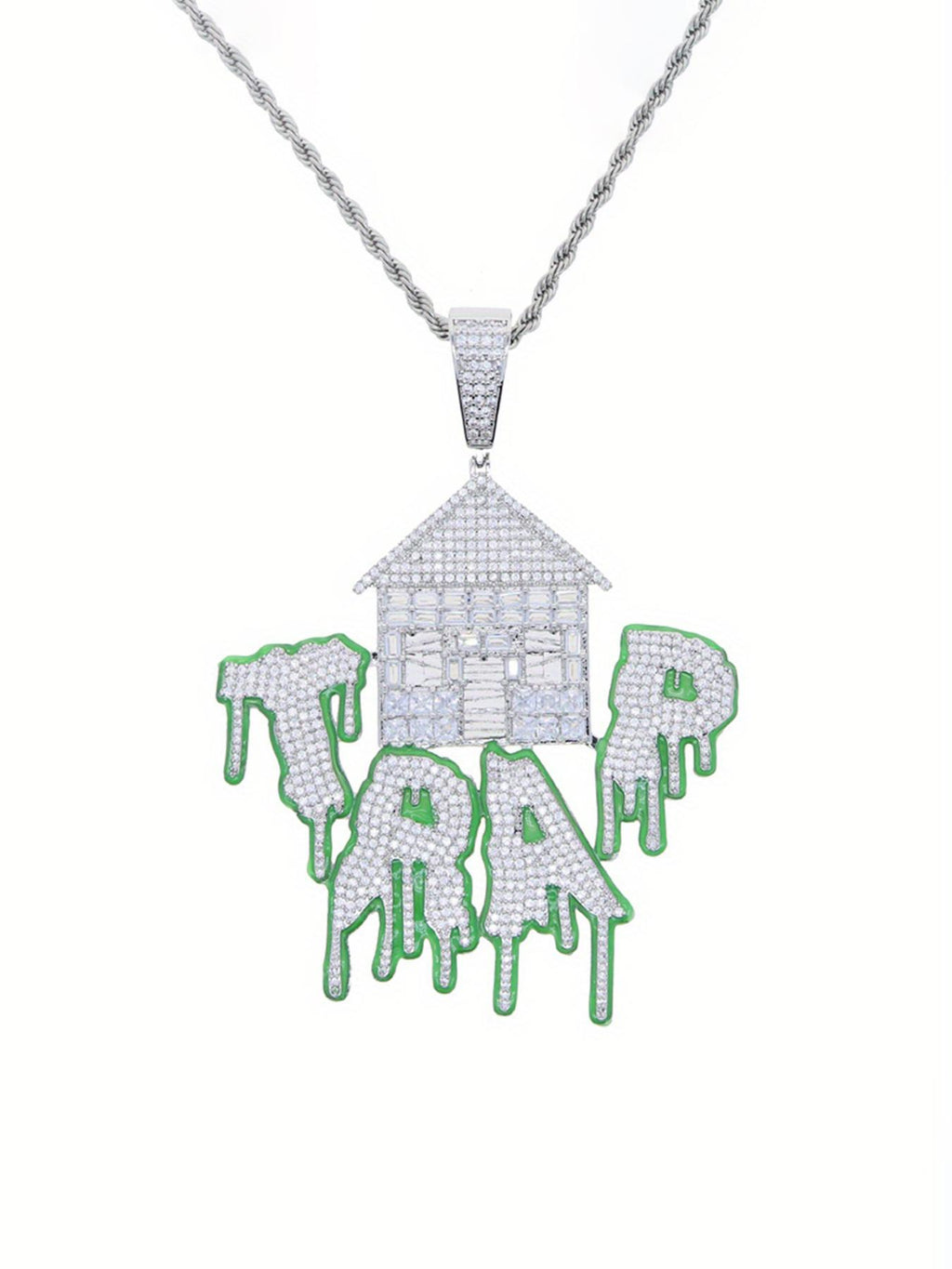 3D Haunted House Pendant