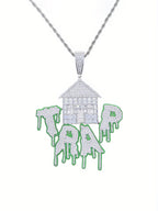 3D Haunted House Pendant