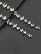 Freeform Iced CZ Bracelet