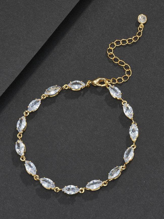 10mm Marquise CZ Bracelet Hover Image
