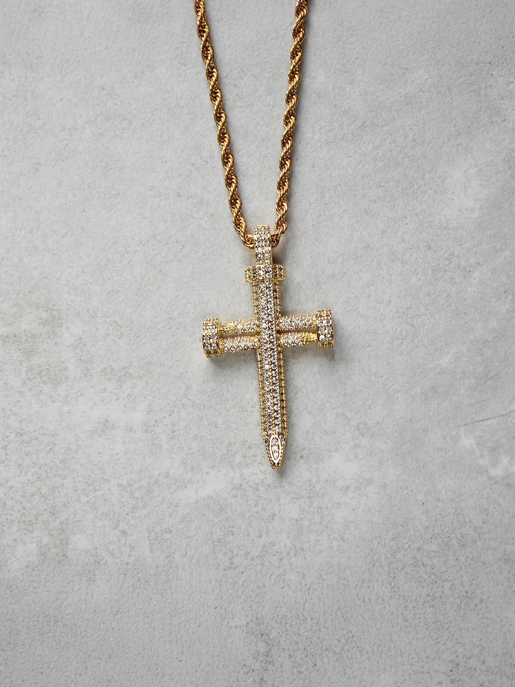Nail Cross Pendant