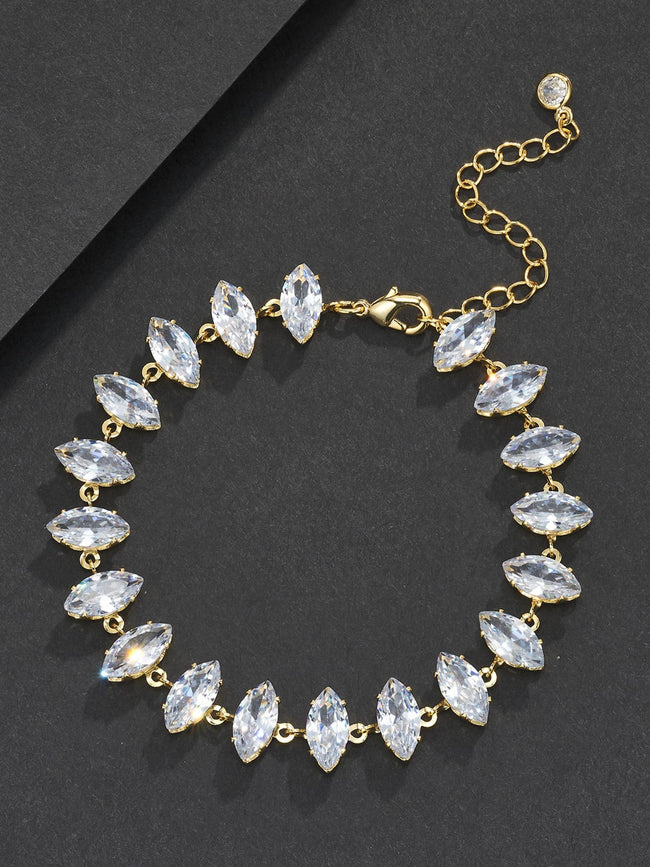 10mm Marquise CZ Bracelet Hover Image