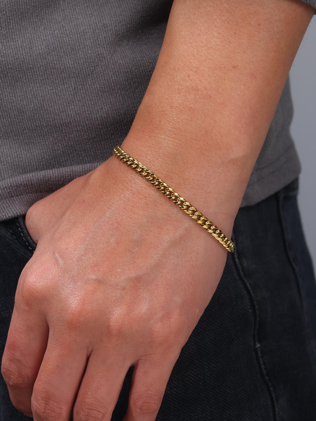 Unisex Cuban Link Bangle