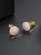 Triple Circle Stud Earrings
