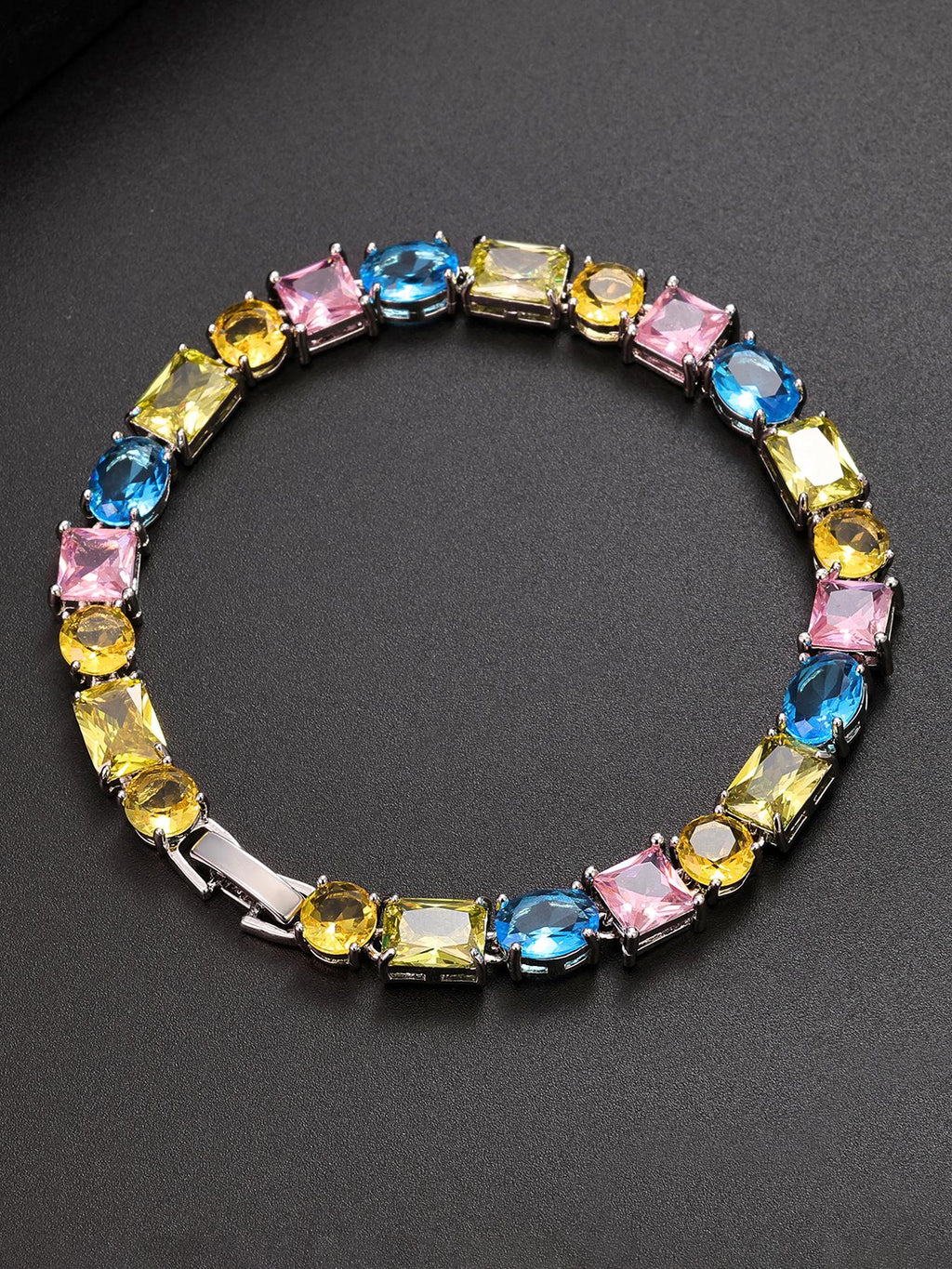 Multicolor Baguette Bracelet