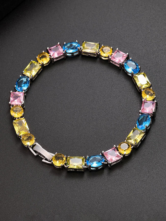 Multicolor Baguette Bracelet Hover Image