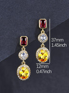 Classic Iced CZ Stud Earrings