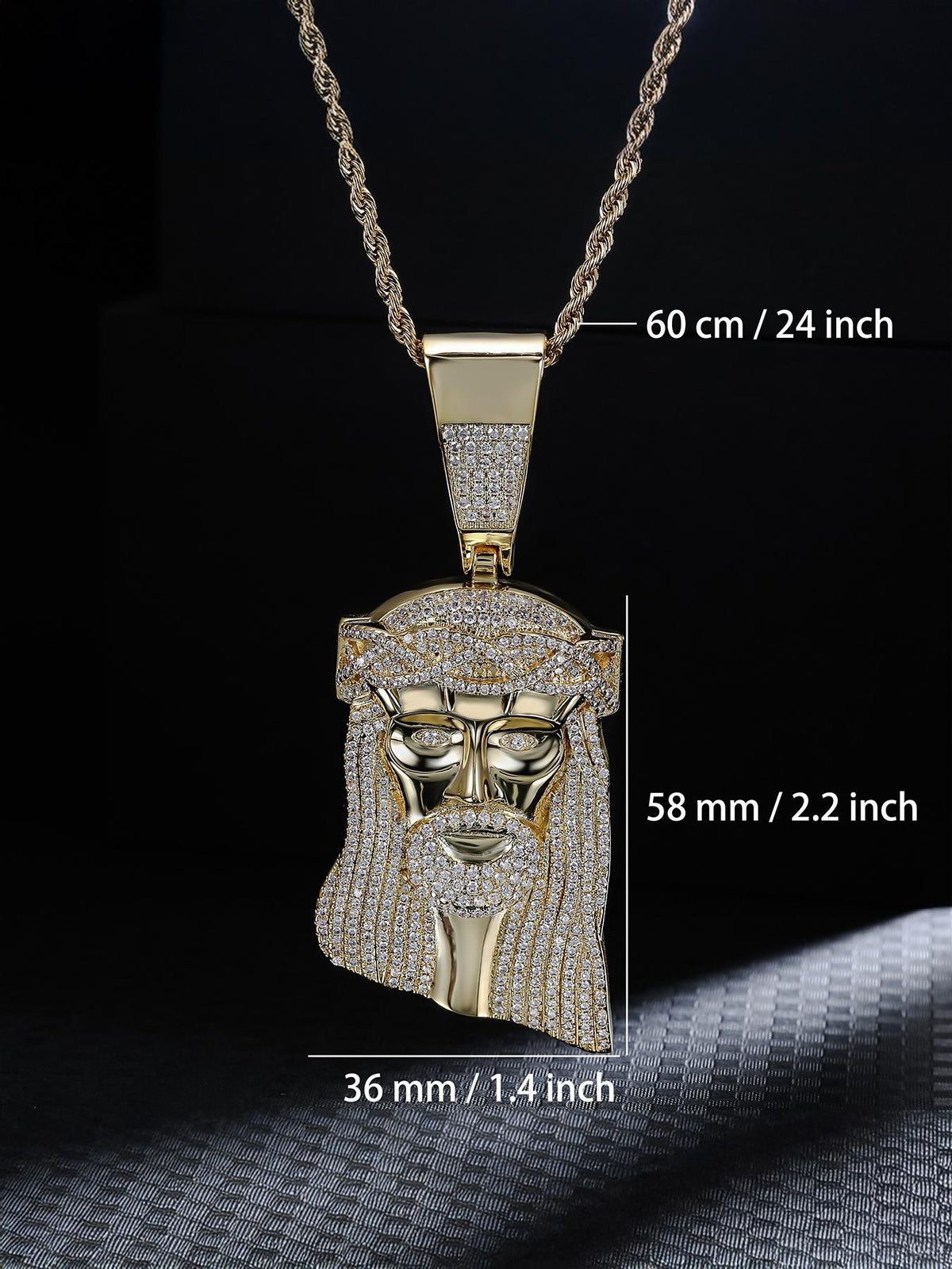Jesus Head Pendant