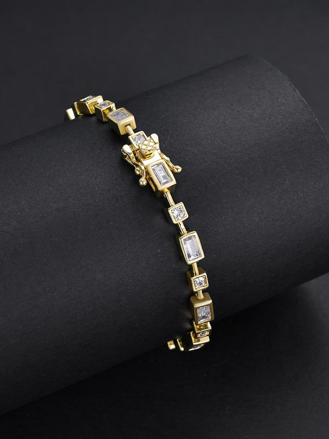 Block CZ Bracelet Main Image