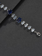 9mm Blue Baguette Bracelet
