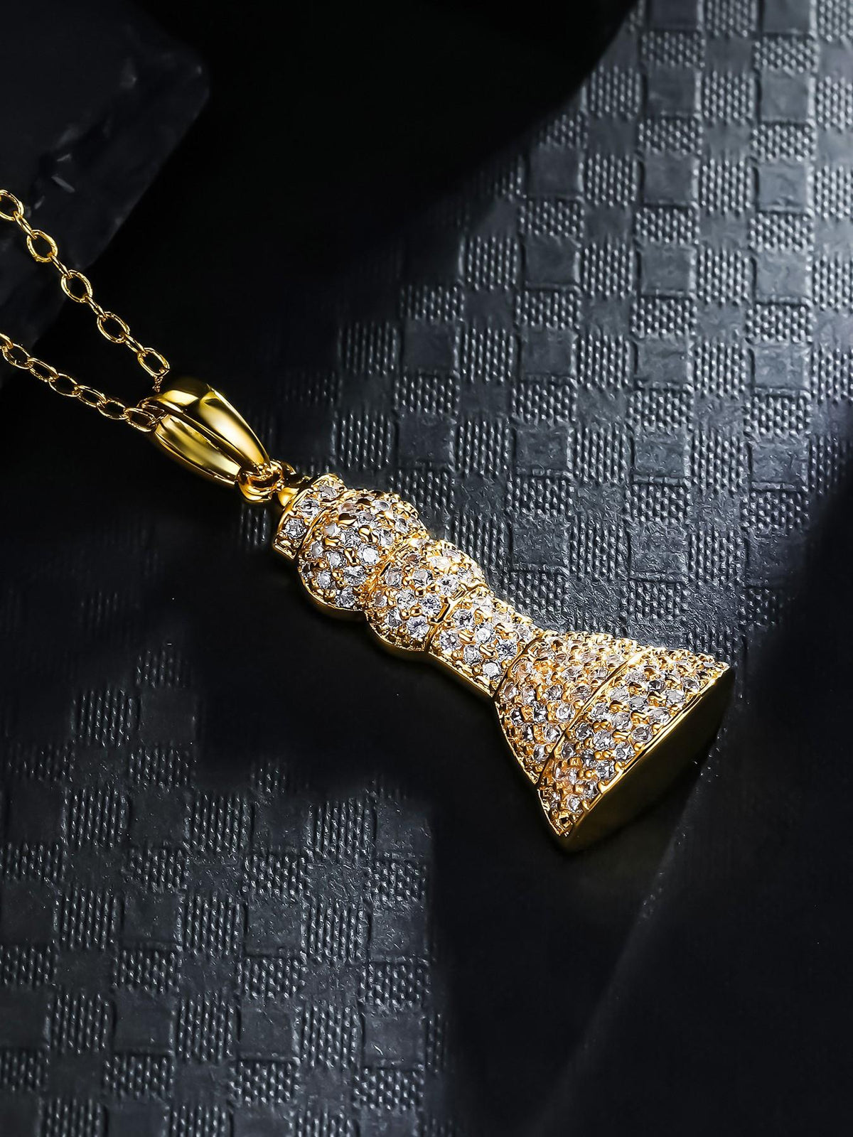 3D Queen Chess Piece Pendant