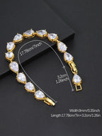 Teardrop CZ Bracelet