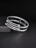 Snake Open-Cuff Hip-Hop Bangle