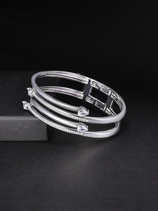 Snake Open-Cuff Hip-Hop Bangle Main Image