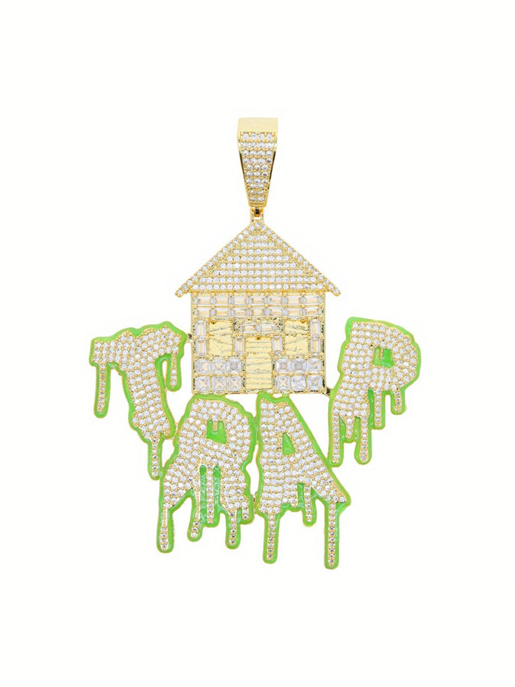 3D Haunted House Pendant