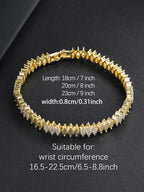 Diamond Cut Snake Bracelet