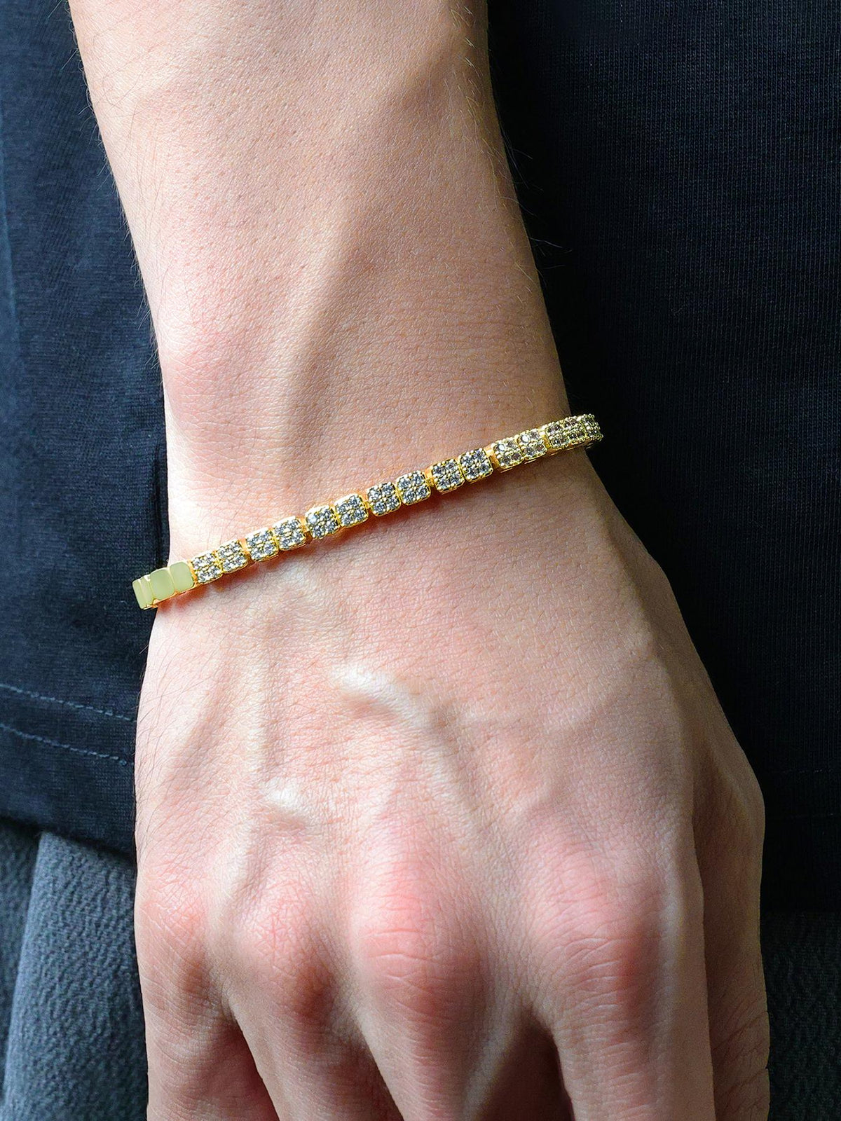 Square CZ Bracelet