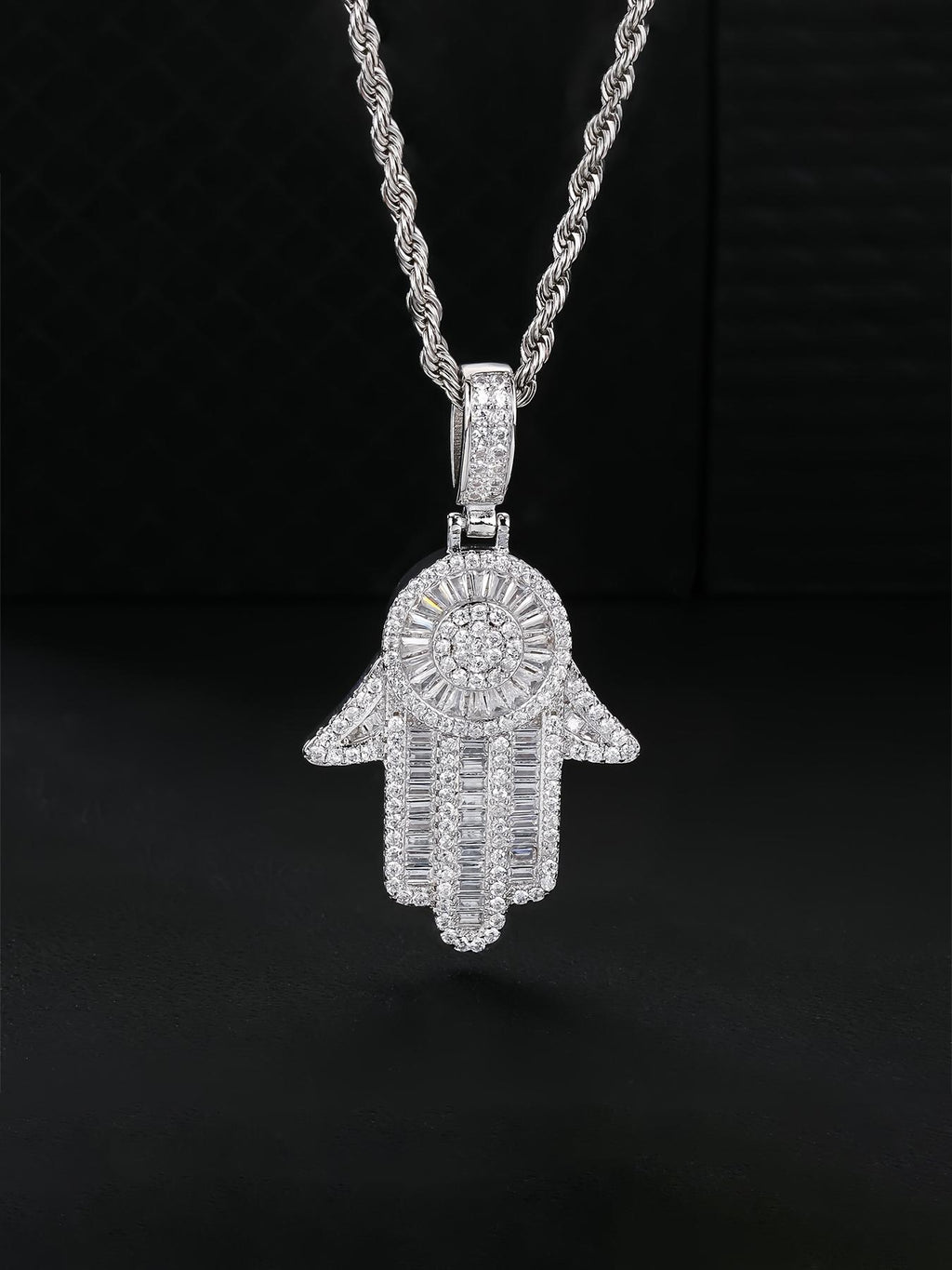3D Hamsa Hand Pendant