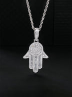 3D Hamsa Hand Pendant