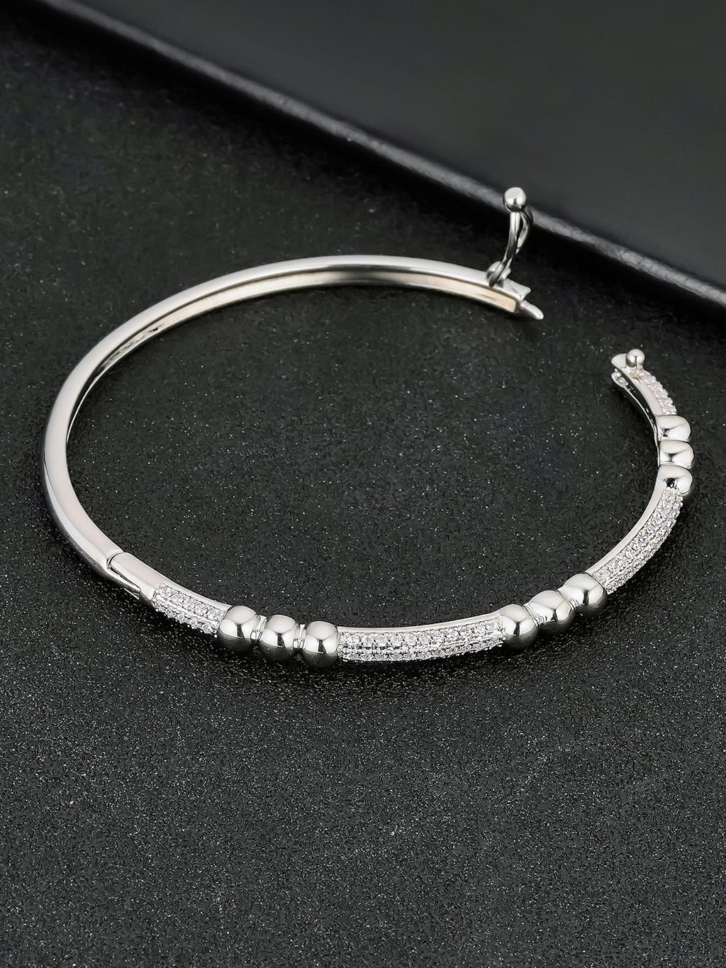 Iced Heart Tennis Bracelet