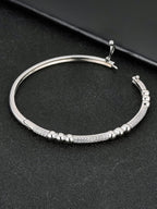 Iced Heart Tennis Bracelet