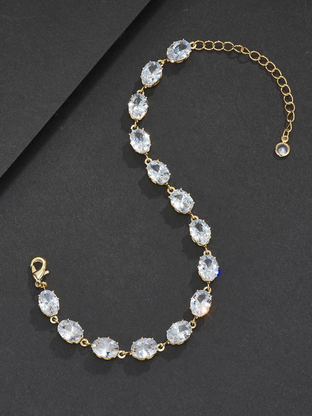 7mm Oval Gemstone Bracelet