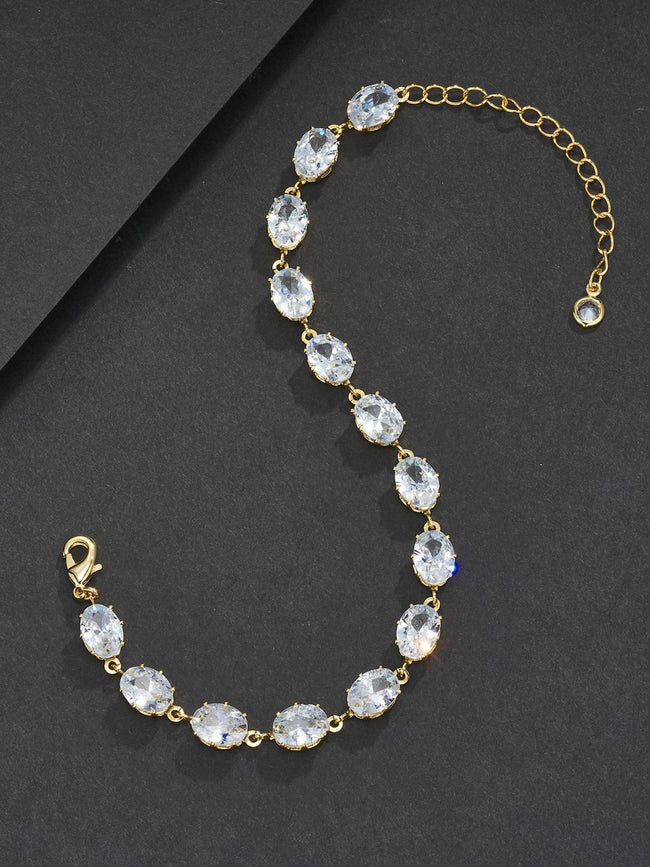 7mm Oval Gemstone Bracelet Main Image