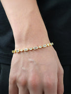 Block CZ Bracelet