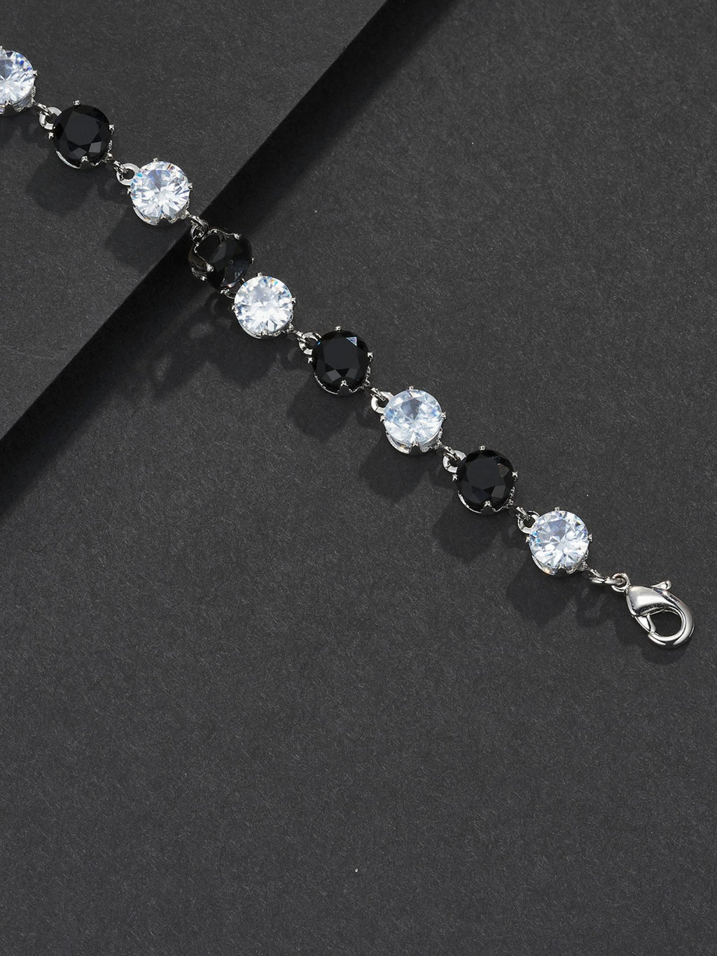5MM Black Round Tennis Bracelet