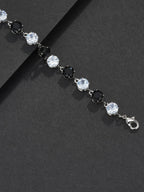 5MM Black Round Tennis Bracelet