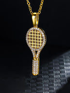 3D Tennis Racket Pendant