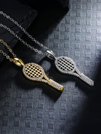 3D Tennis Racket Pendant