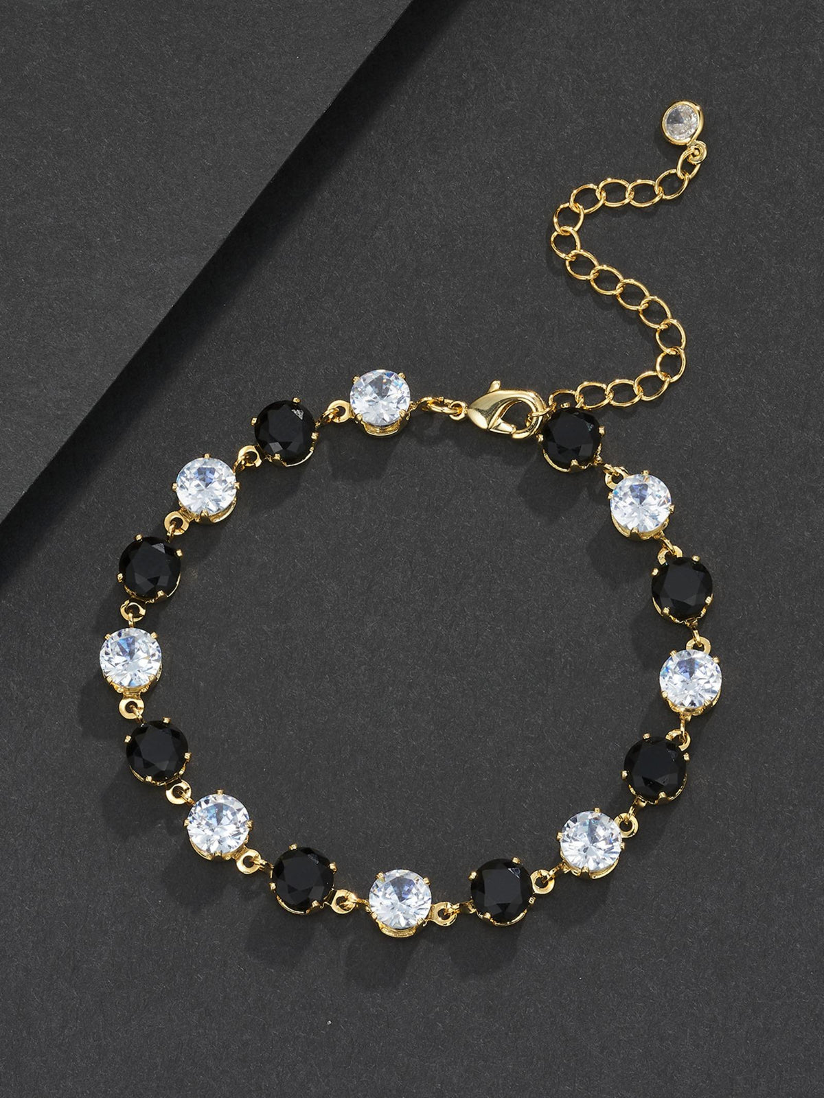 5MM Black Round Tennis Bracelet